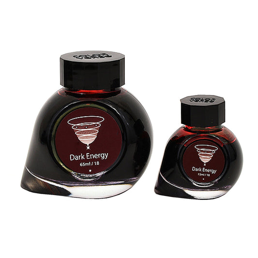 Colorverse | Astrophysics Series | Season 2 | Fountain Pen Ink | Dark Energy | Dark Brown | 65ml and 15ml | 2 Bottle Set
