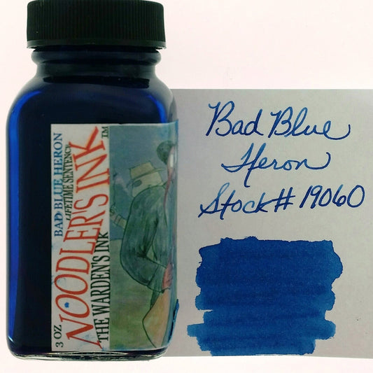 Noodler's Ink Bottle (Bad Blue Heron - 88 ML) 19060