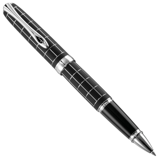 Diplomat Excellence A Plus Rhomb Guilloche Lapis Black Roller Ball Pen D40101030