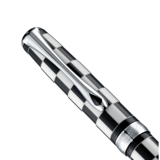 Diplomat Excellence A Plus Rome Black White easyFLOW Ball Pen D40102040