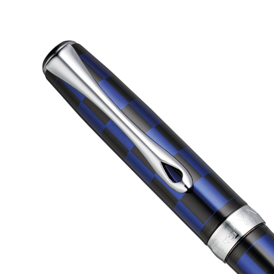 Diplomat Excellence A Plus Rome Black Blue easyFLOW Ball Pen D40103040