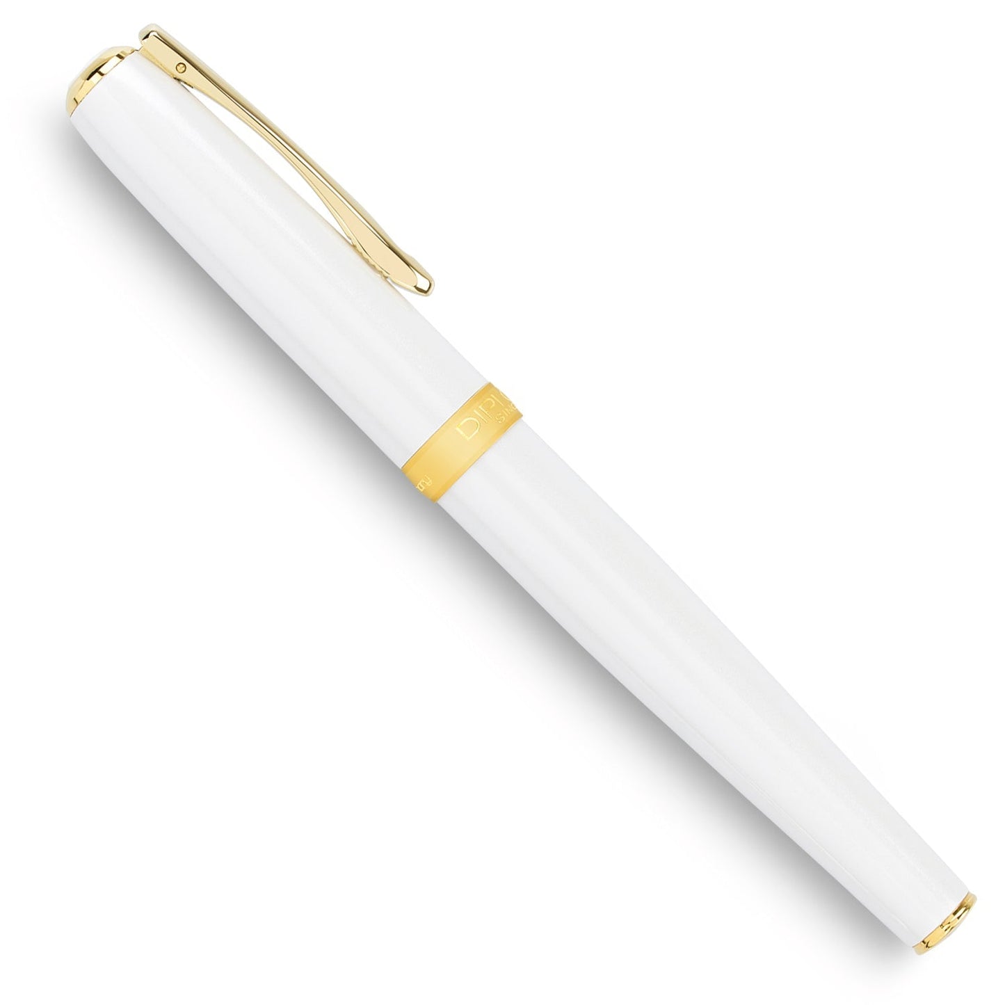 Diplomat Excellence A2 Pearl White Gold 14CT Fountain Pen