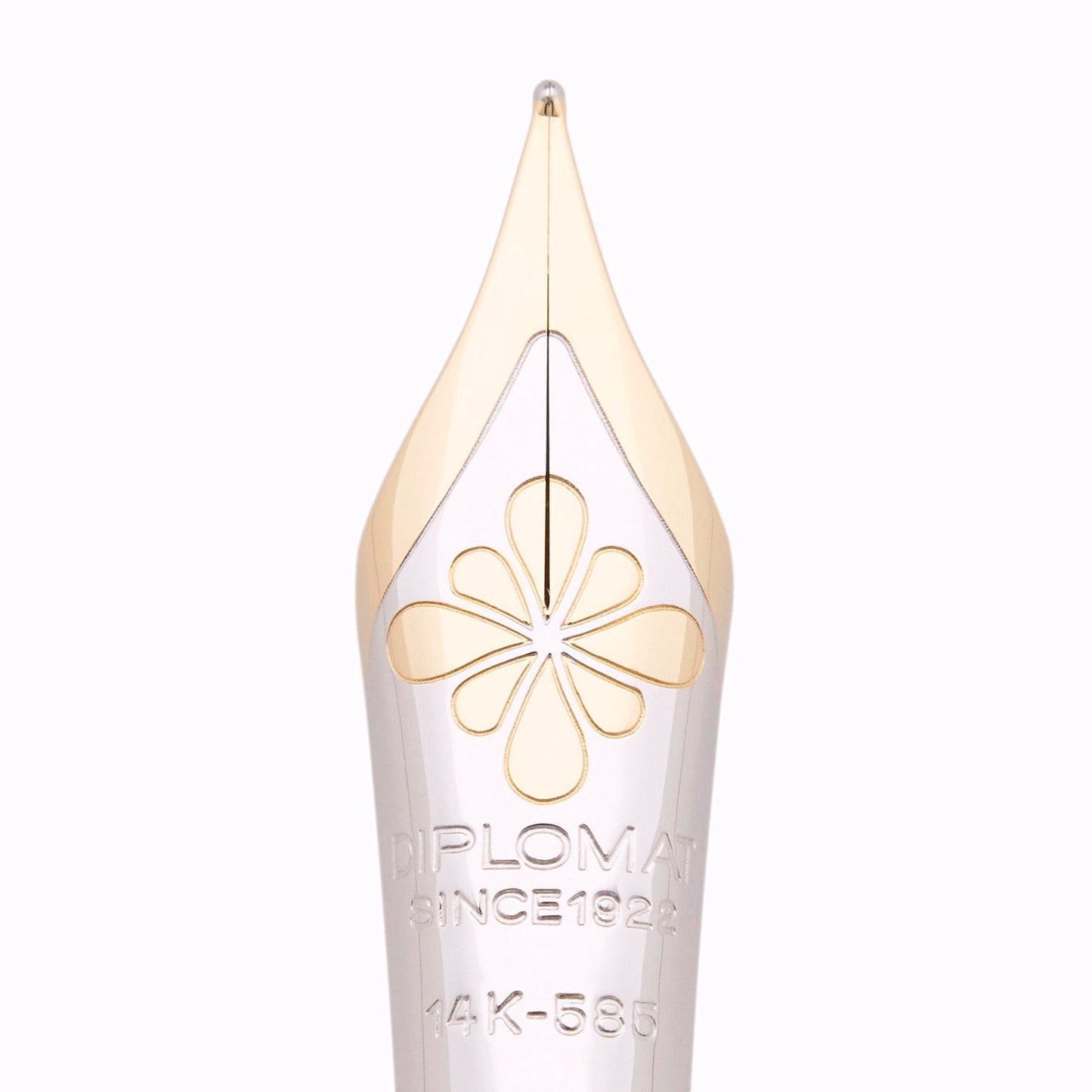 Diplomat Excellence A2 Pearl White Gold 14CT Fountain Pen