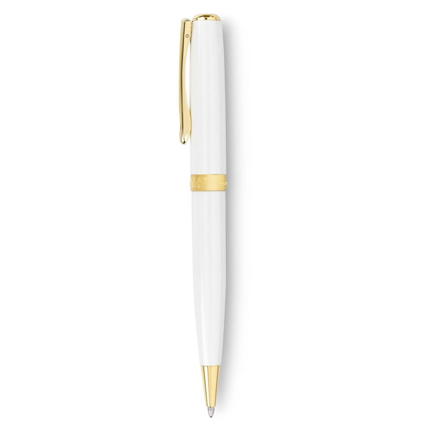 Diplomat Excellence A2 Pearl White Gold easyFLOW Ball Pen D40219040