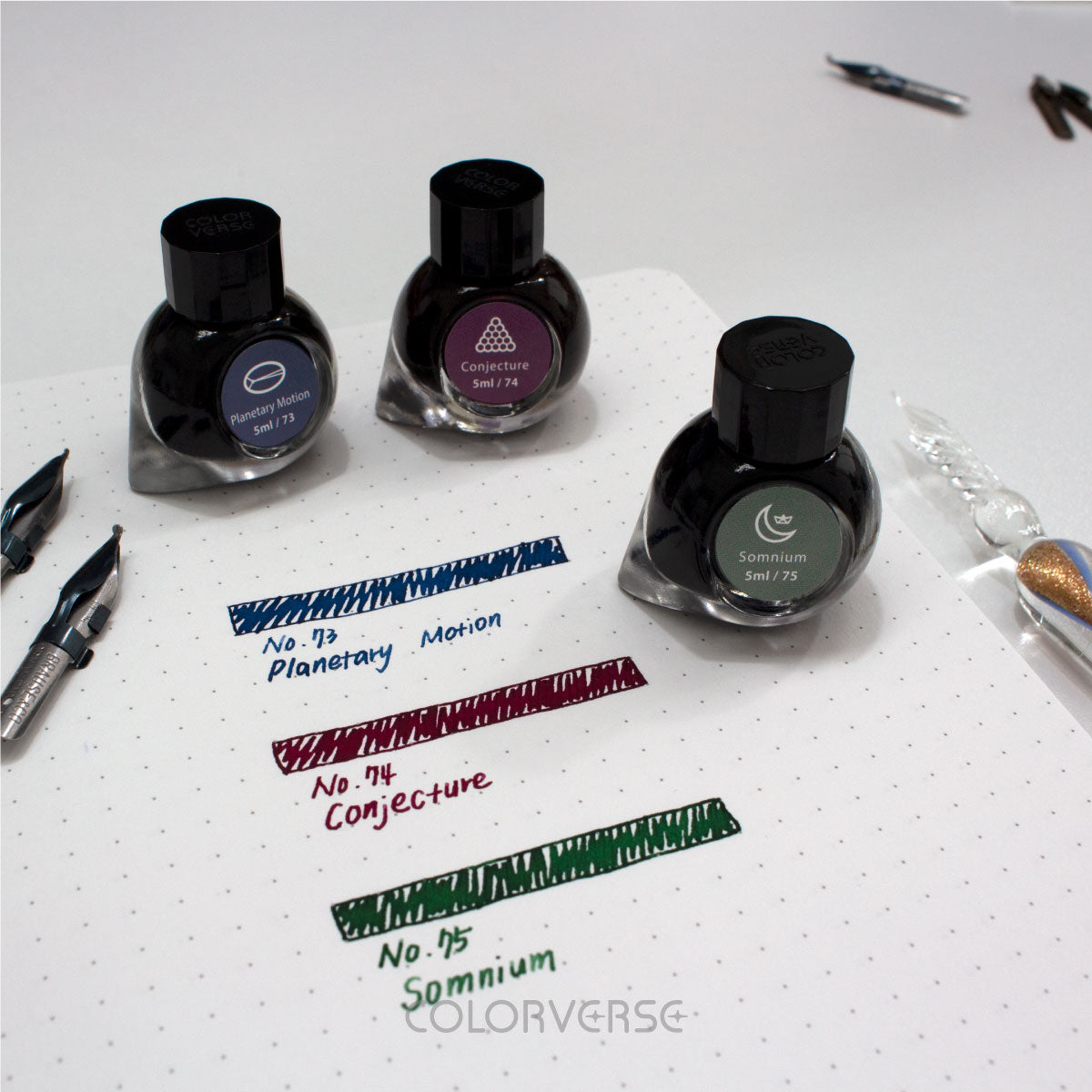 Colorverse Mini Collection | Johannes Kepler | 3 Bottles | 5ml Ink Set