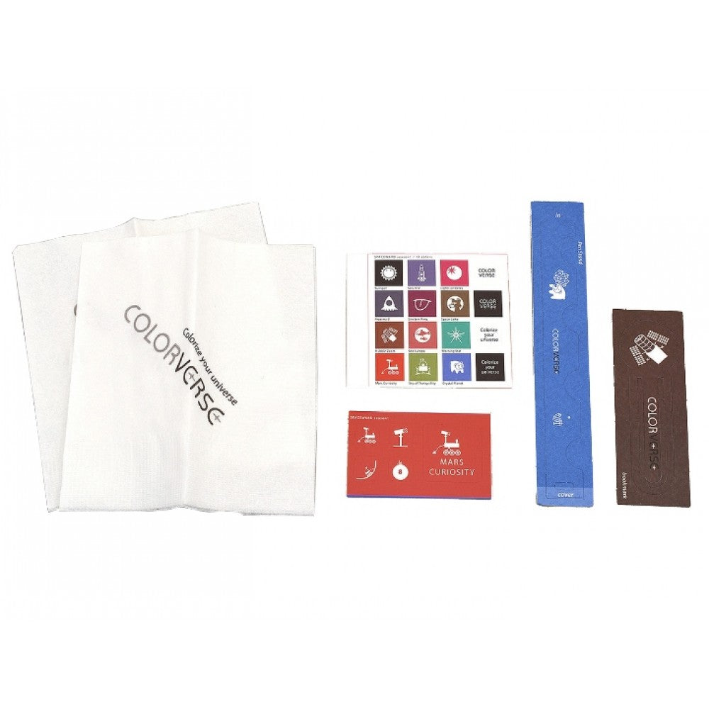 Colorverse | Spaceward Series | Season 1 | Fountain Pen Ink | Mars Curiosity | Red | 65ml and 15ml | 2 Bottle Set - penpencilink