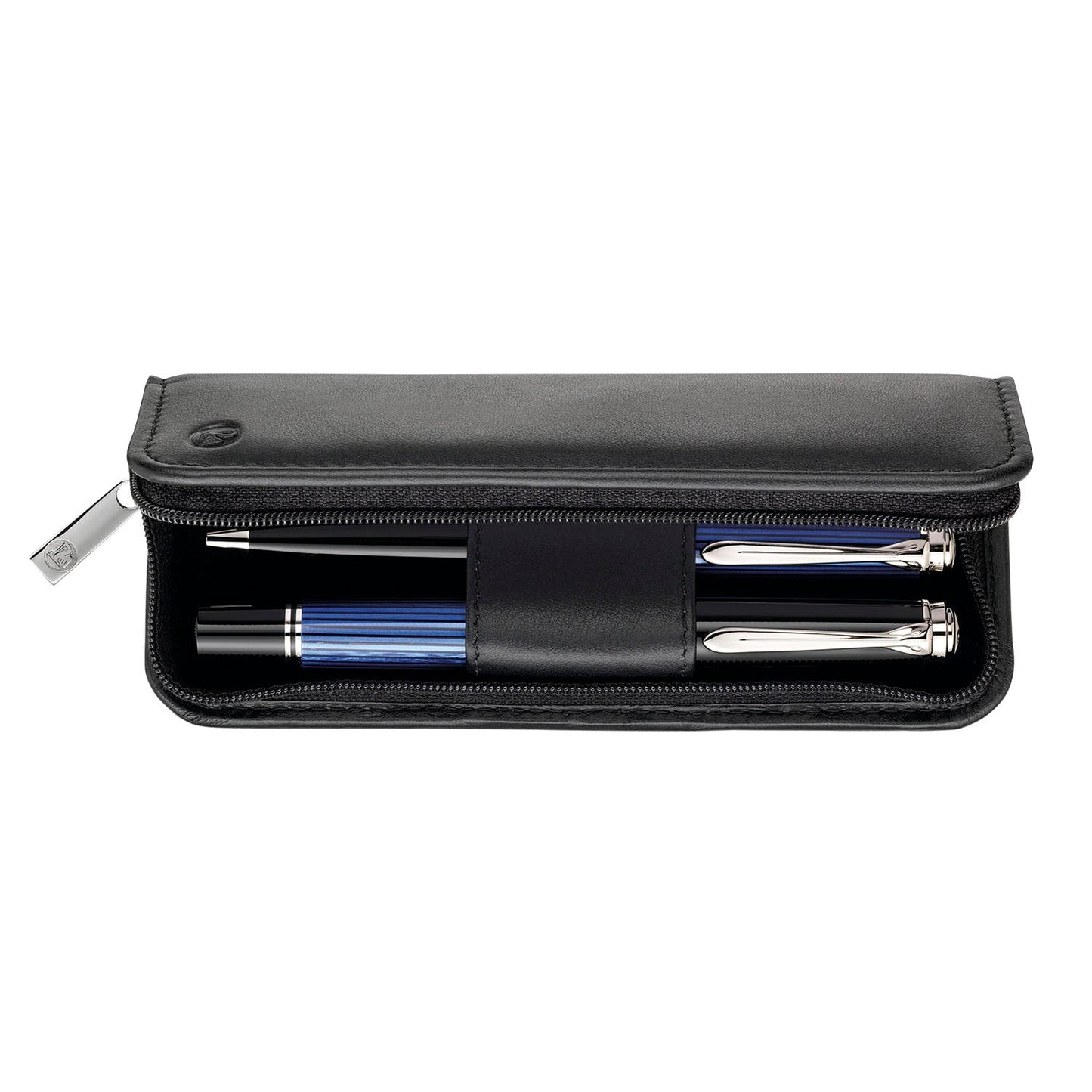 Pelikan Leather Two Pen Case (Black) 958017