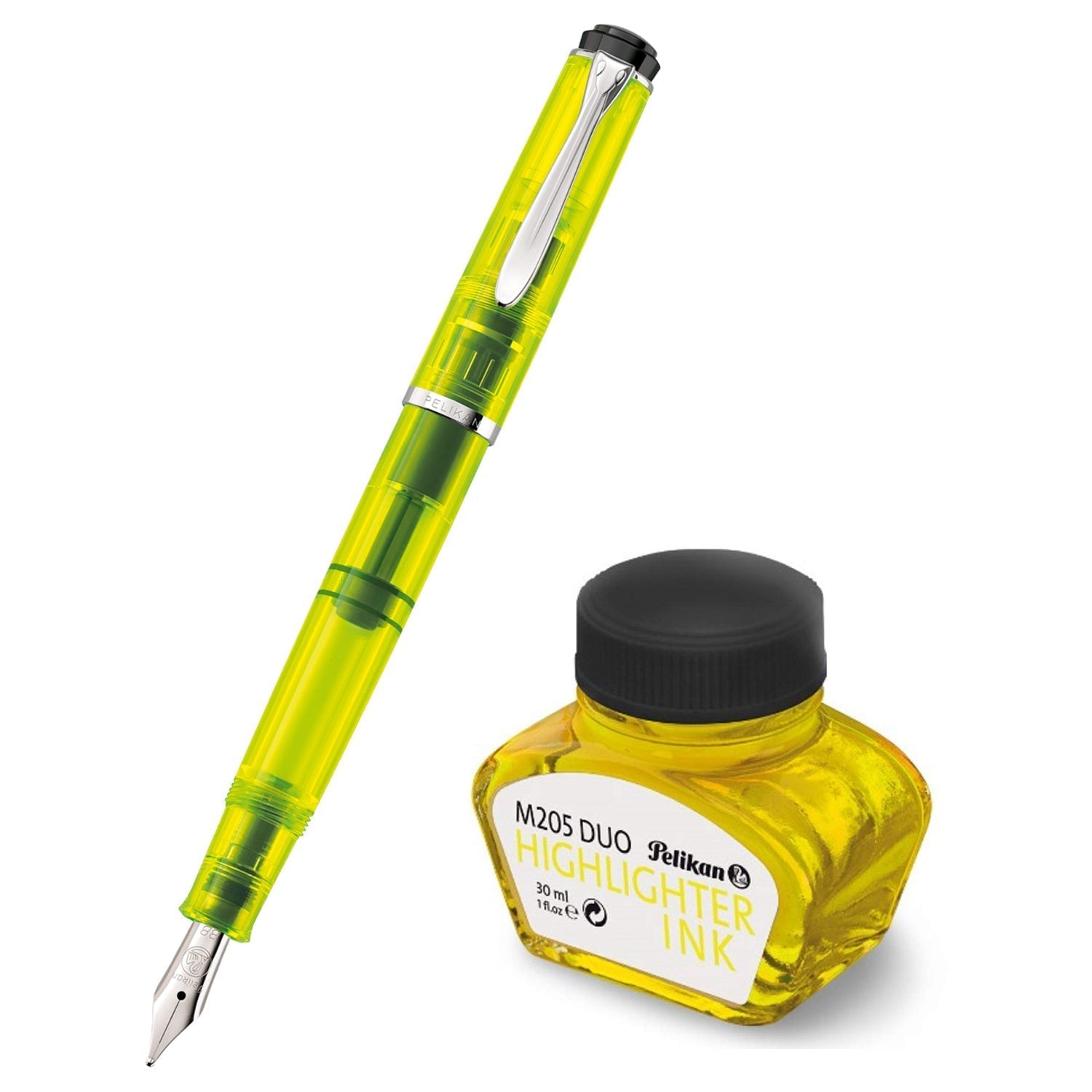 Pelikan M205 Highlighter Review Pelikan M205 Duo Highlighter Ink