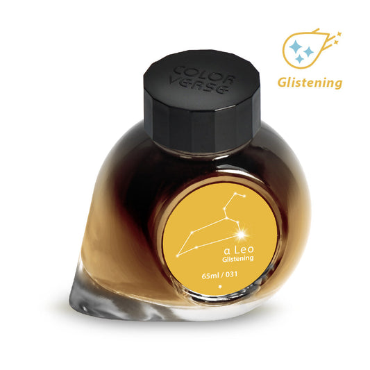 Colorverse Fountain Pen Ink | Yellow | Project Ink | α Leo Glistening- 65ml