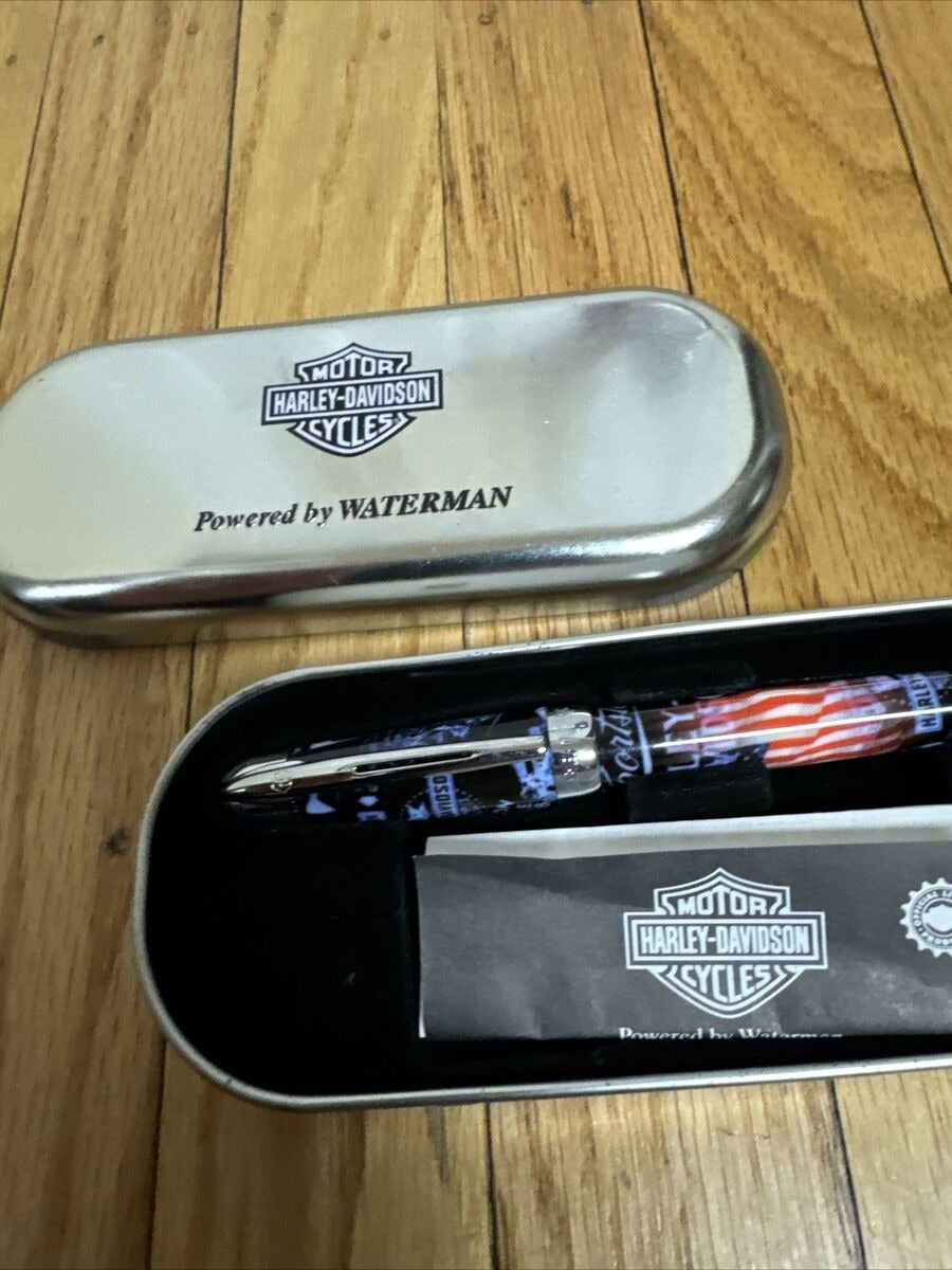 Waterman Harley Davidson Free Wheels Blue American Fountain Pen