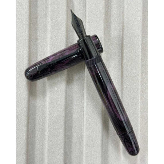 Penlux | Elite | Select Ebonite | Fountain Pen | Purple Black