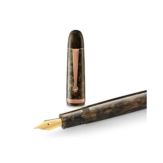 Penlux | Fountain Pen | Grande Brown Wave