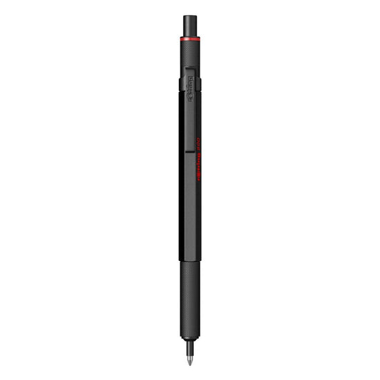 Rotring | 600 Series | Black 1.0mm Ball Pen | Metal Body | Non-Slip | Metal Knurled Grip