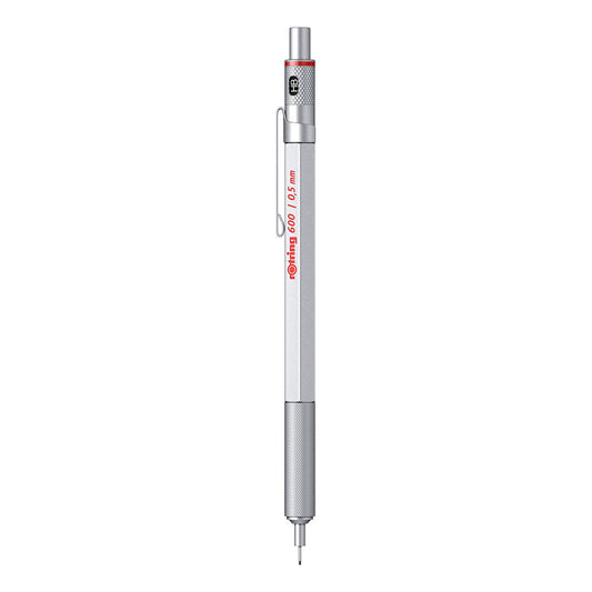 Rotring | Mechanical Pencil | 600 Series | Silver | 0.5mm