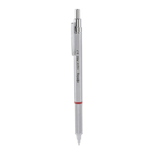 Rotring | Mechanical Pencil | HB Lead | Silver | Rapid Pro | 0.7mm