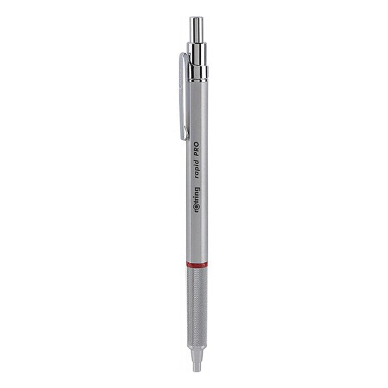 Rotring | Rapid Pro | Silver Retractable | Ball Point Pen | Metal Body