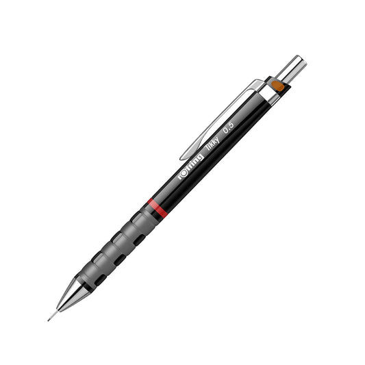 Rotring Tikky 0.5mm Mechanical Pencil – Black | HB Lead | Built-in Eraser
