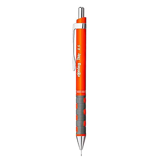 Rotring | Tikky Red Orange Barrel | Mechanical Graphite Pencil | 0.5mm