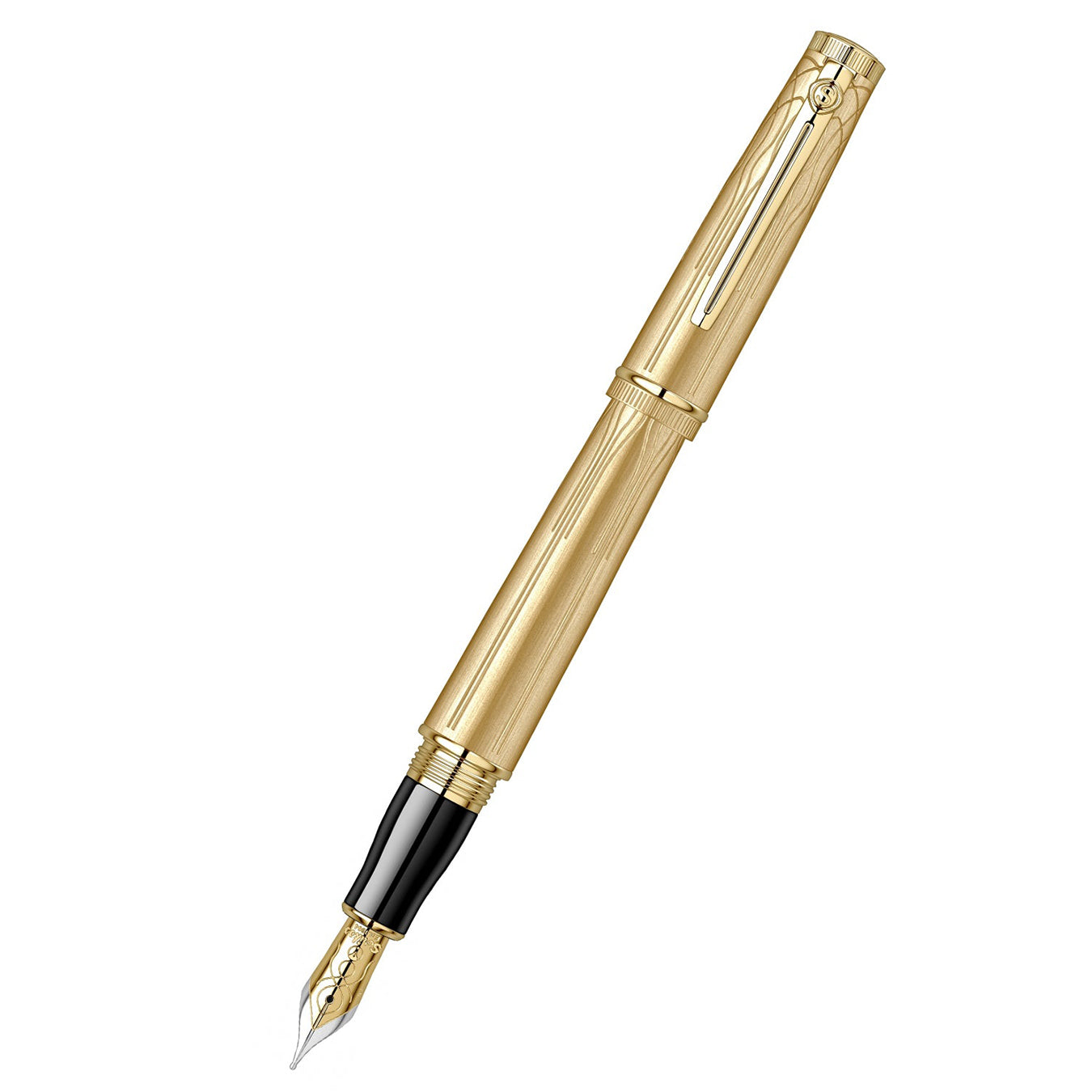 Scrikss Heritage Fountain Pen Medium Nib – Gold Edition