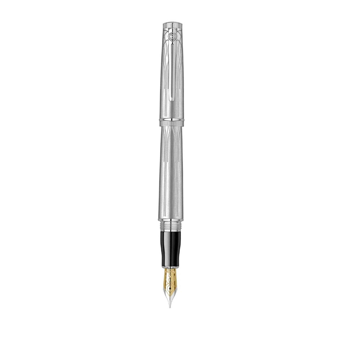 Scrikss Heritage Fountain Pen Medium Nib - Platinum
