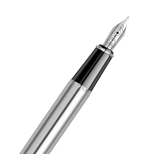 Scrikss Metropolis 78 Fountain Pen | Stainless Steel CT