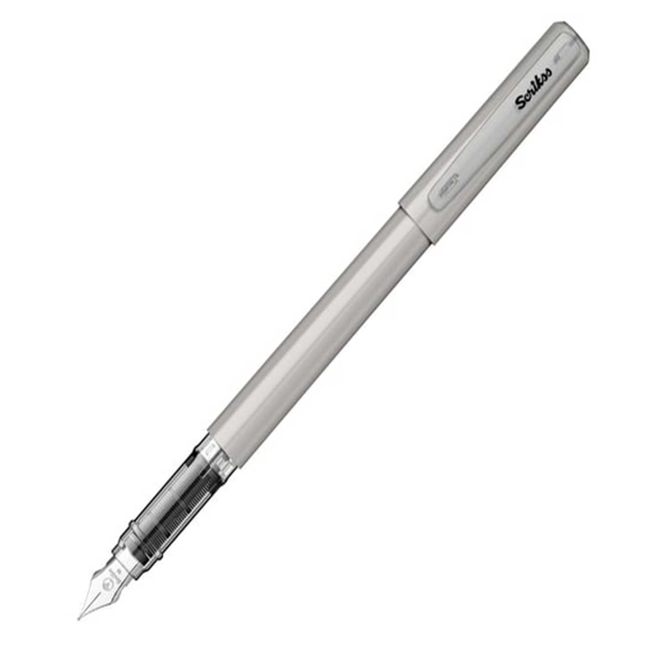 Scrikss Primeo Medium Nib Fountain Pen - Grey