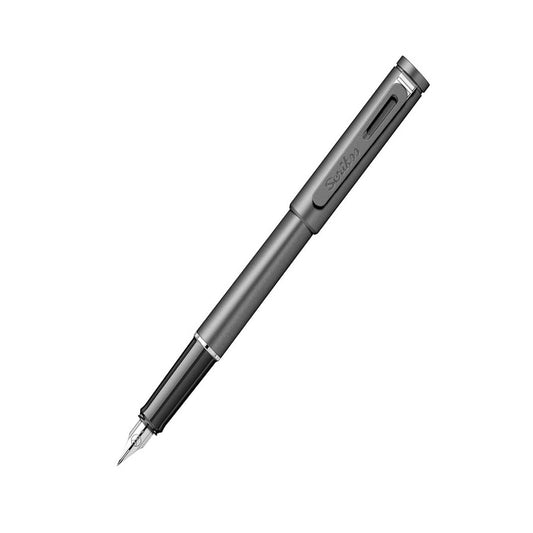 Scrikss | Punto Series | Fountain Pen | Medium Nib | Grey