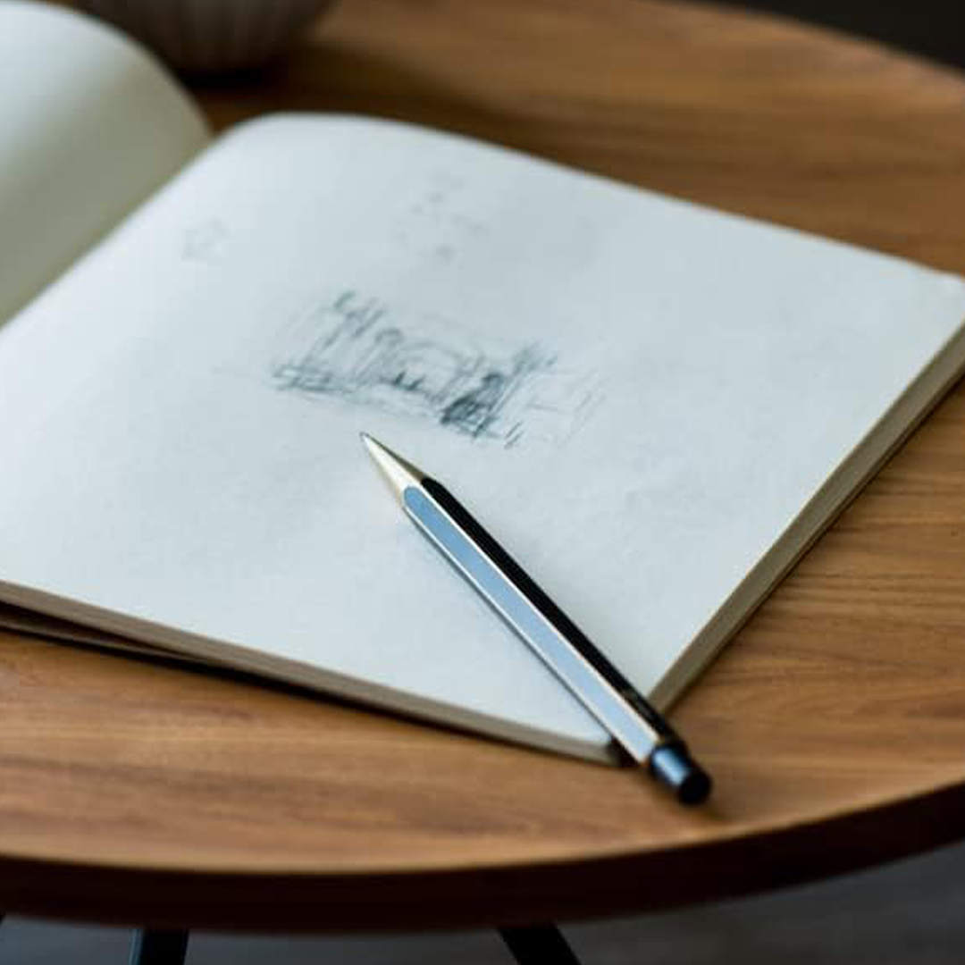 Ystudio Classic Revolve Sketching Pencil – 2.0mm Black brass Body