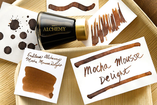 Endless Alchemy Fountain Pen Inks - Mocha Mousse Delight - Aromatic - 45 ML