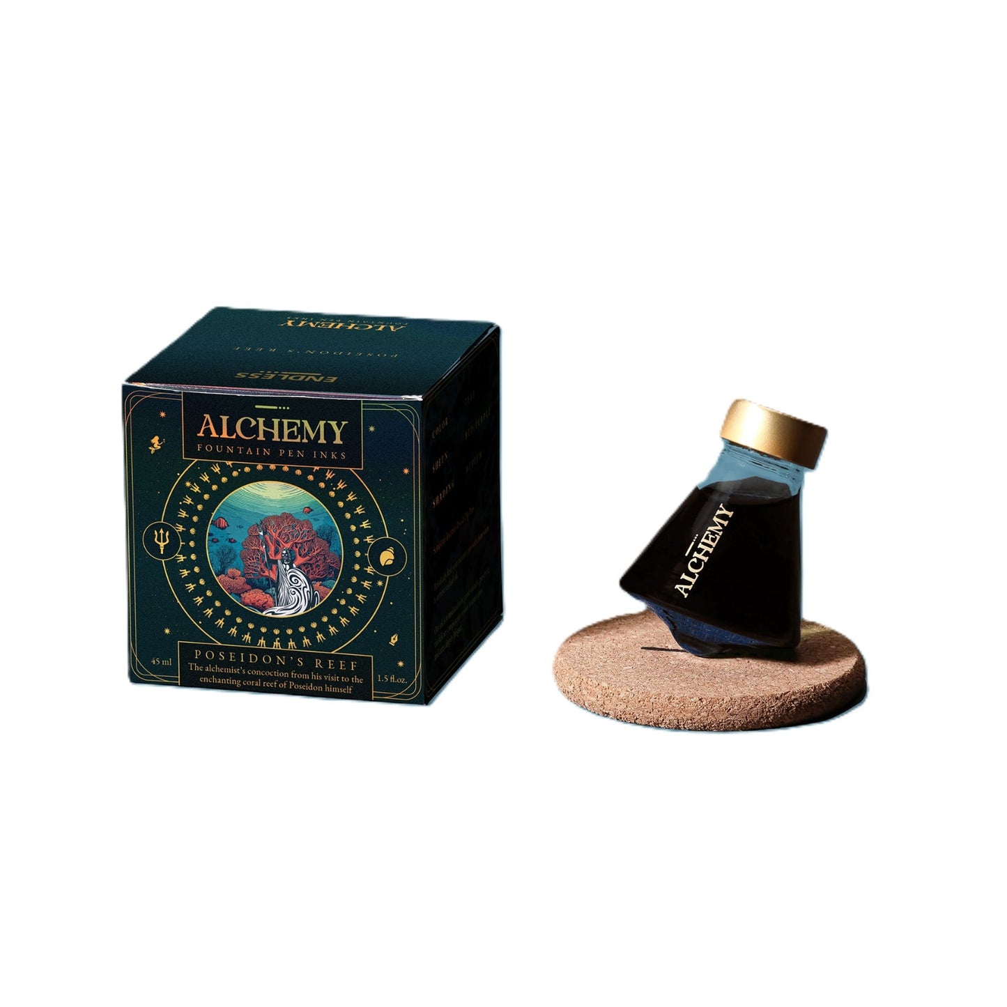 Endless Alchemy Fountain Pen Inks - Poseidon's Reef - 45 ML