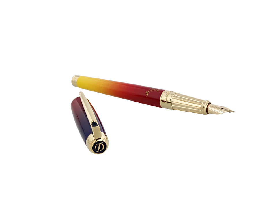 S.T. Dupont New Line D Montecristo L'Aurore Fountain Pen.