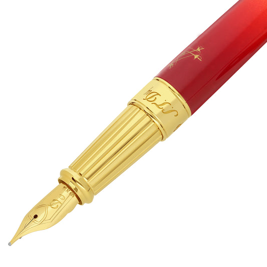 S.T. Dupont New Line D Montecristo L'Aurore Fountain Pen.