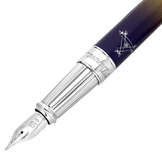 S.T. Dupont New Line D Montecristo La Nuit Fountain Pen