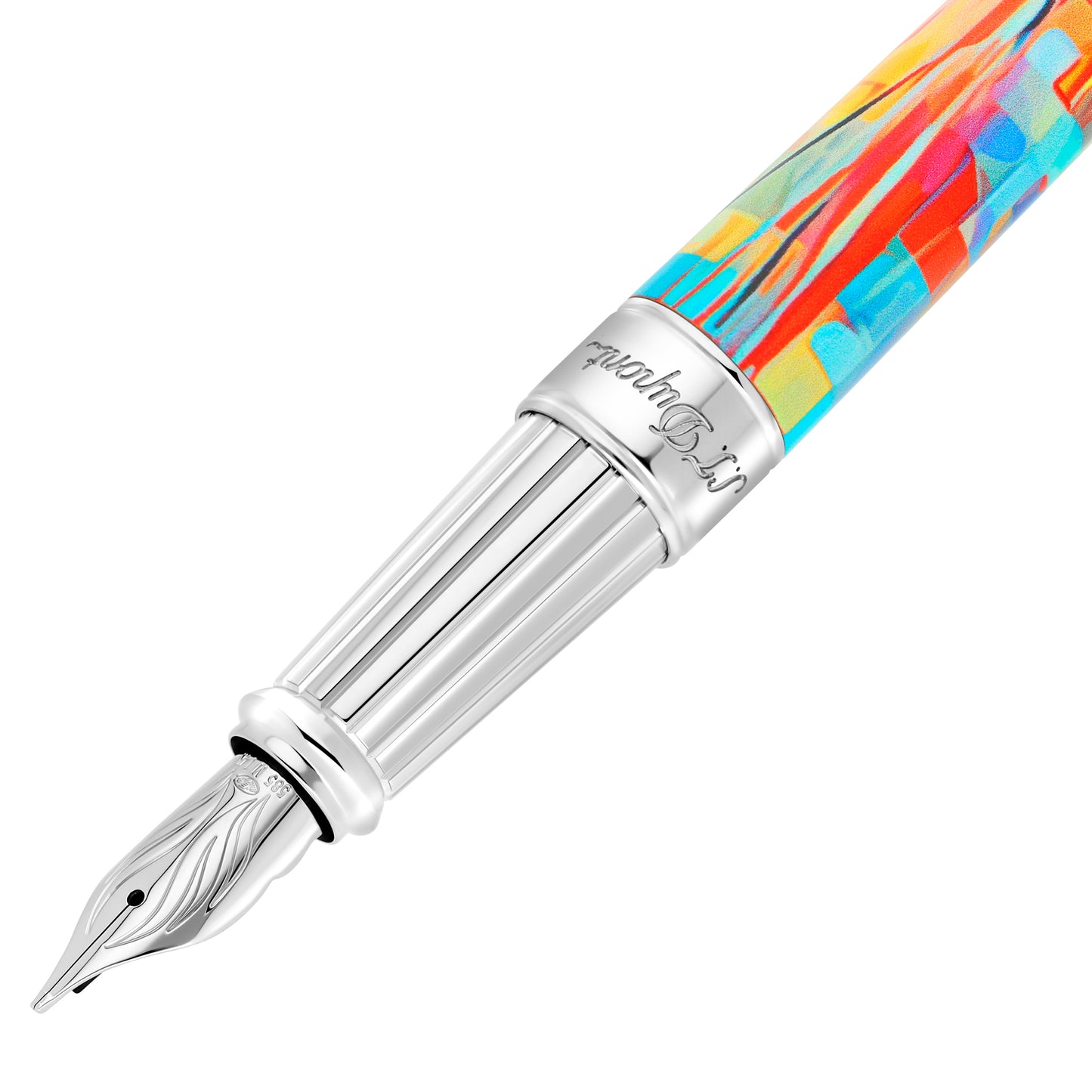 S.T. Dupont Line D Eternity L Graff'ty Fountain Pen.