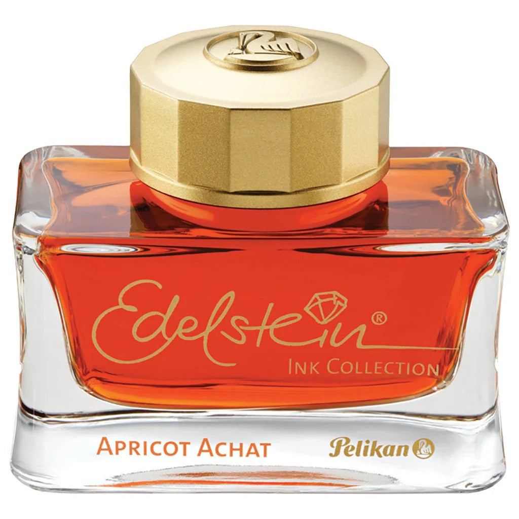 Pelikan Edelstein Ink Bottle (Apricot Achat - 50 ML) 303118 (Special Edition)