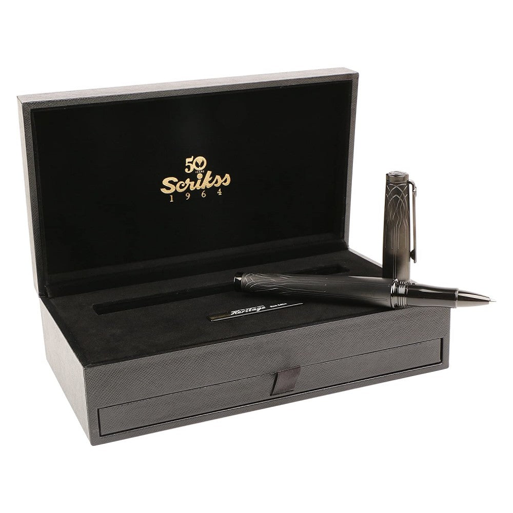 Scrikss Heritage Rollerball Pen | Matt Black