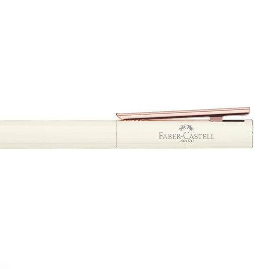 Faber-Castell Neo Slim Ivory Rose Gold Fountain Pen (342501)