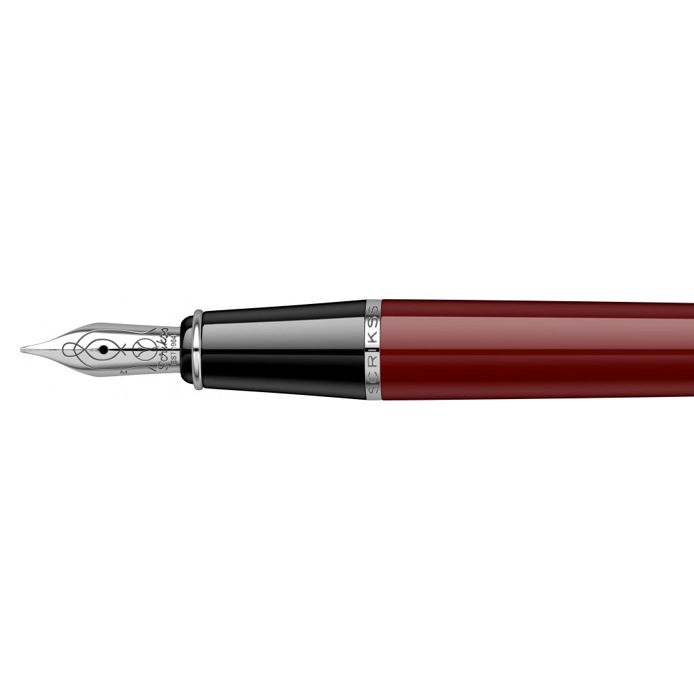 Scrikss Vintage 33 Fountain Pen - Burgundy CT