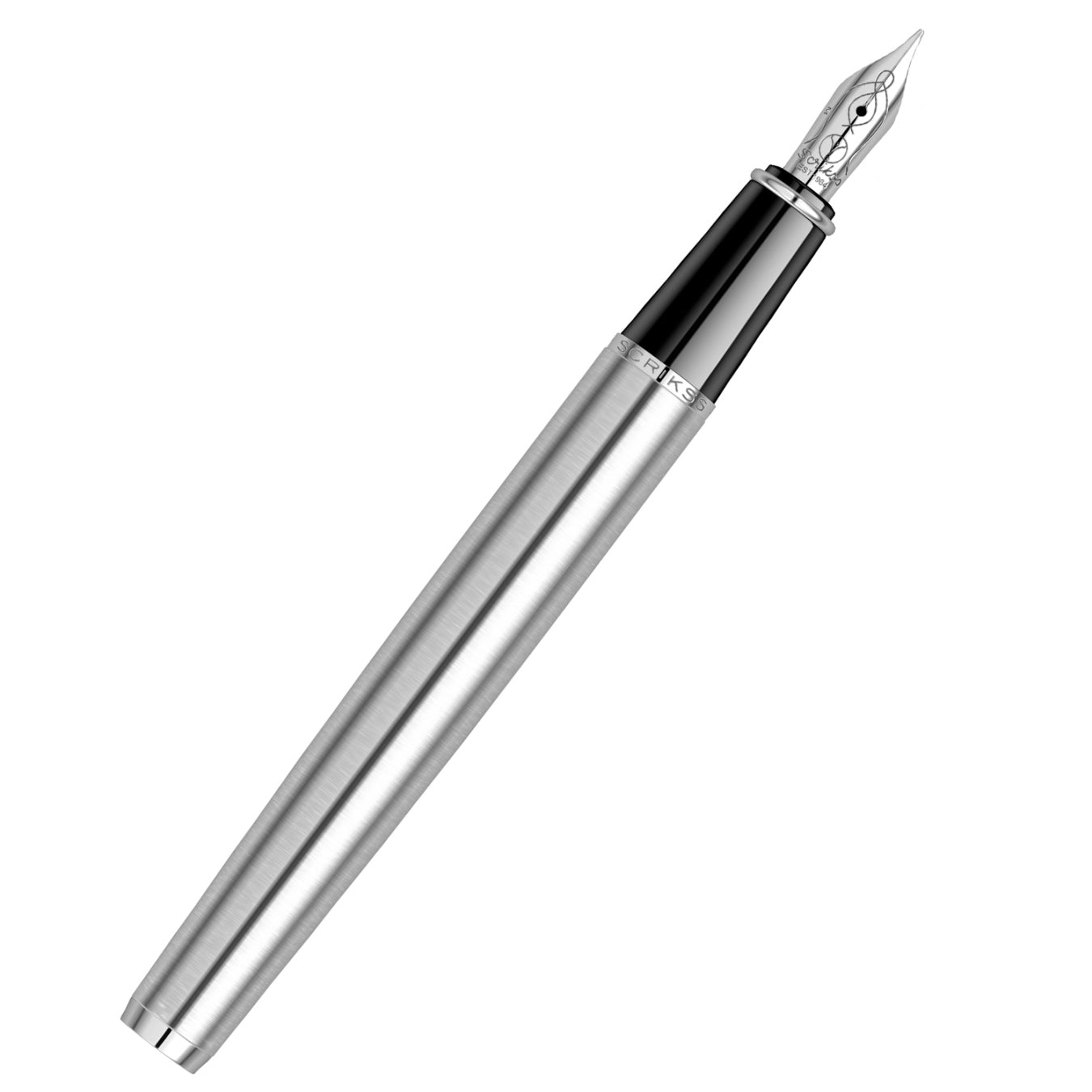 Scrikss Metropolis 78 Fountain Pen | Stainless Steel CT