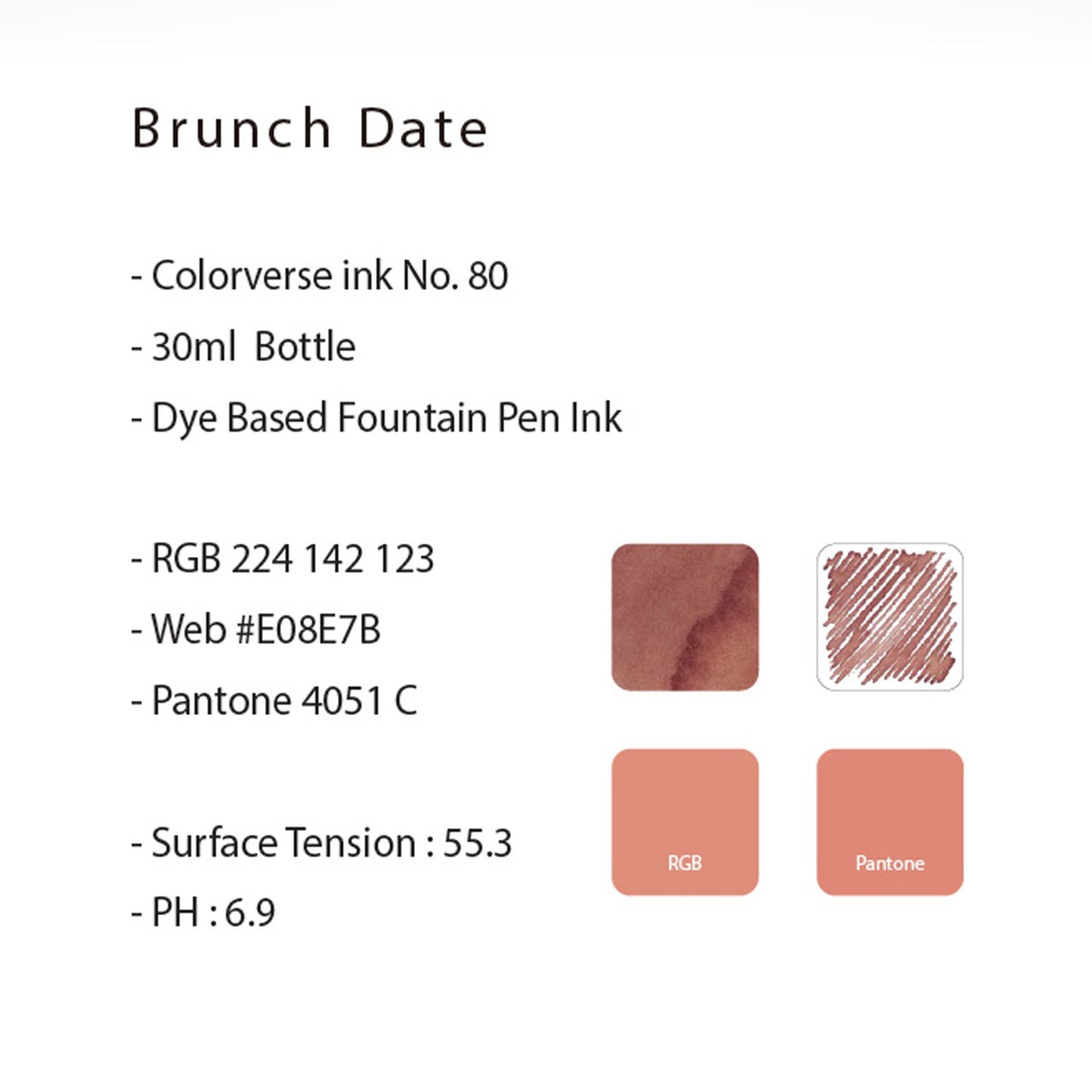 Colorverse |  Joy | Ink Bottle | Ordinary Earth Edition | Brunch Date | 30ml