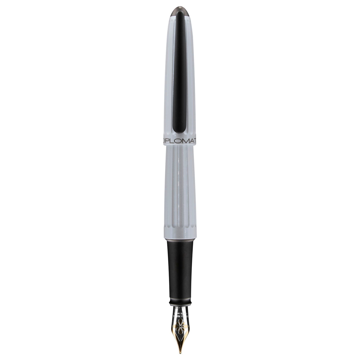 Diplomat Aero Pearl White 14CT Fountain Pen