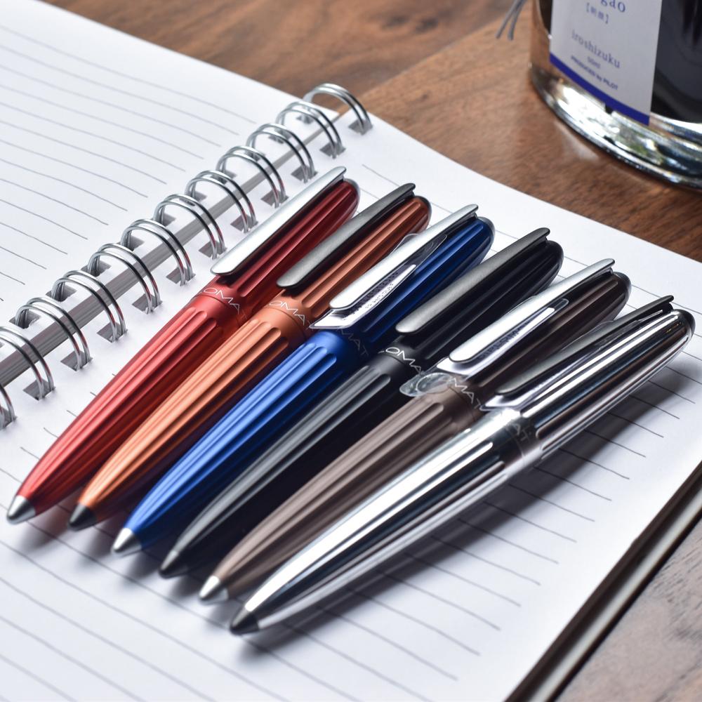 Diplomat Aero Red Fountain Pen is shaped like the airship named Zeppelin of the 1900's