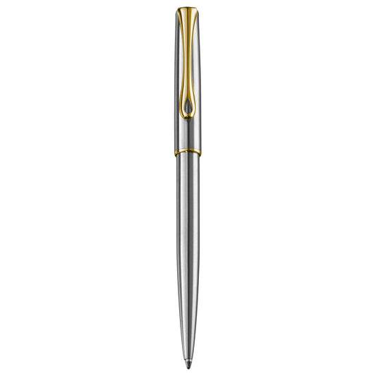 Diplomat Traveller Stainless Steel Gold easyFLOW Ball Pen D10061109