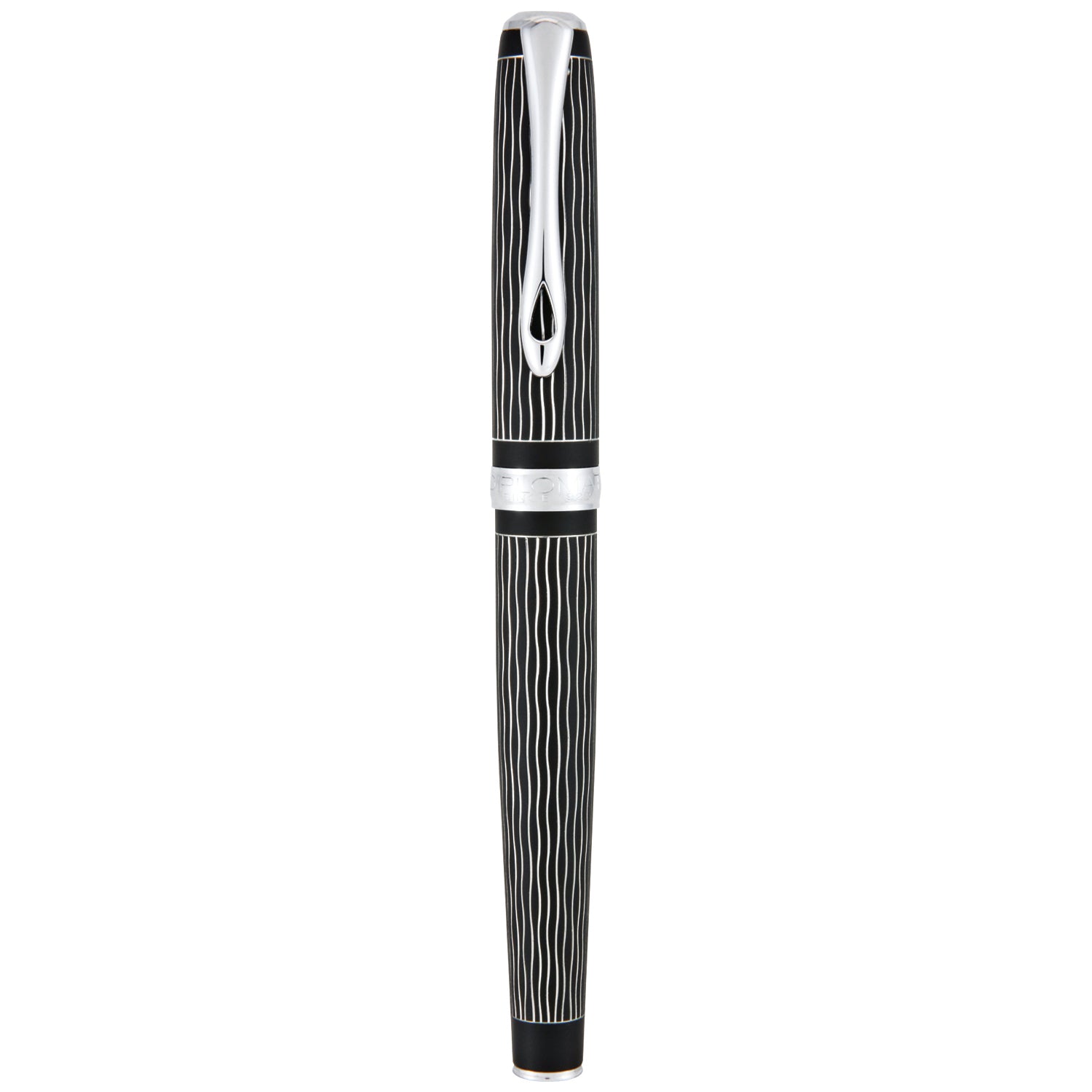 Diplomat Excellence A Plus Wave Guilloche Lapis Black Roller Ball Pen D40104030