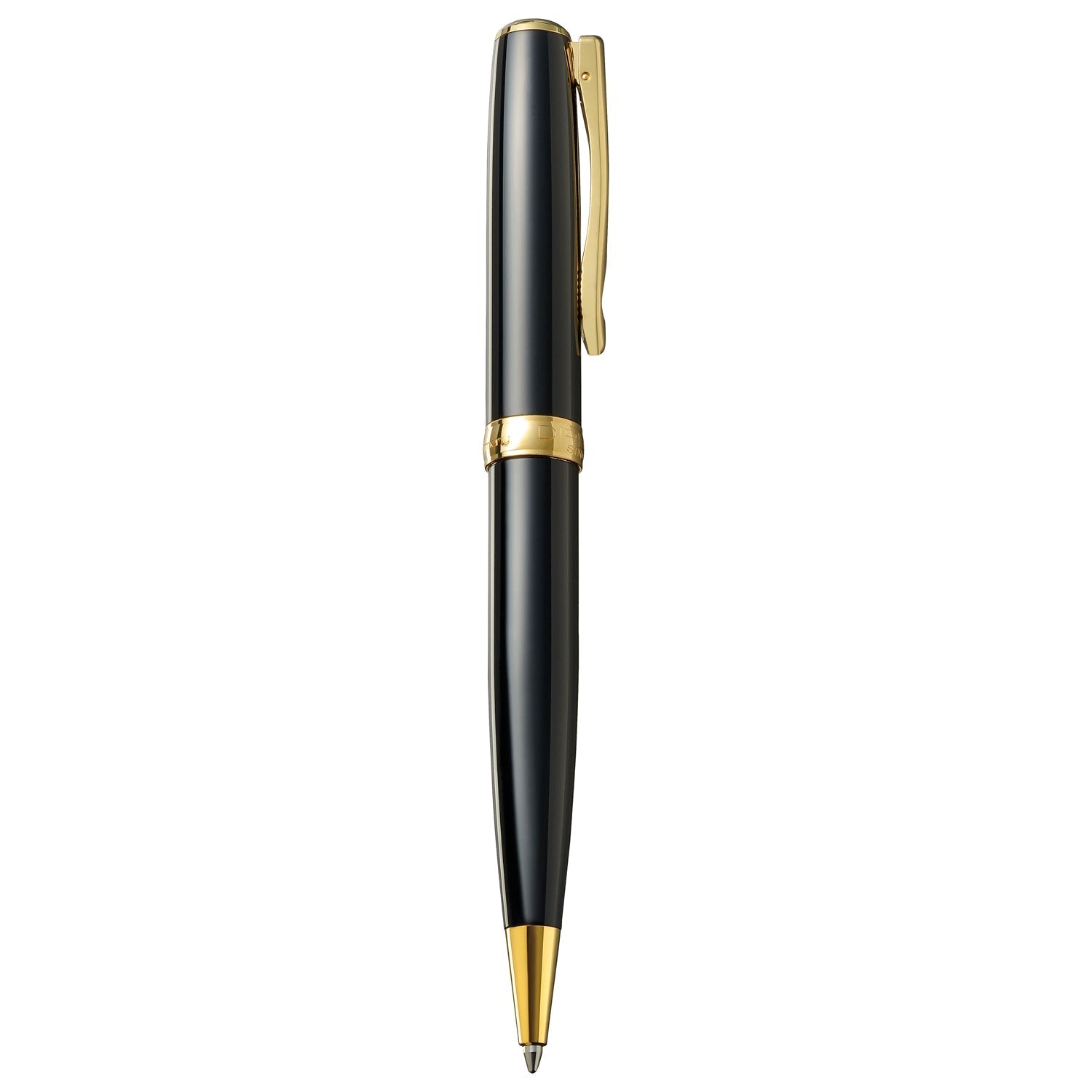 Diplomat Excellence A2 Black Lacquer Gold easyFLOW Ball Pen D40203040