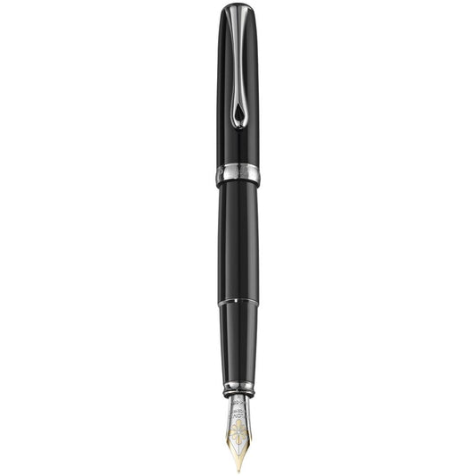 Diplomat Excellence A2 Black Lacquer 14K Gold Fountain Pen