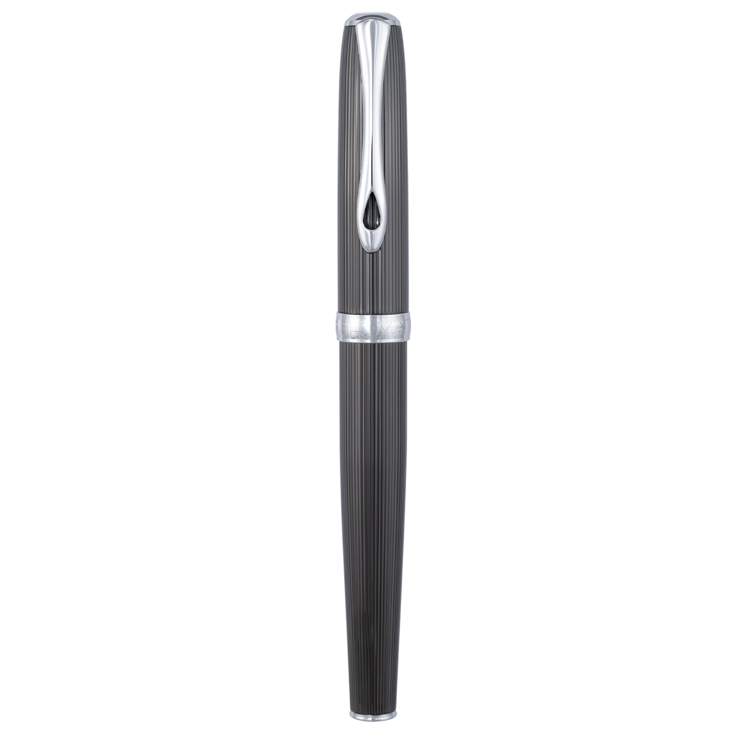 Diplomat Excellence A2 Guilloche Black CT Fountain Pen