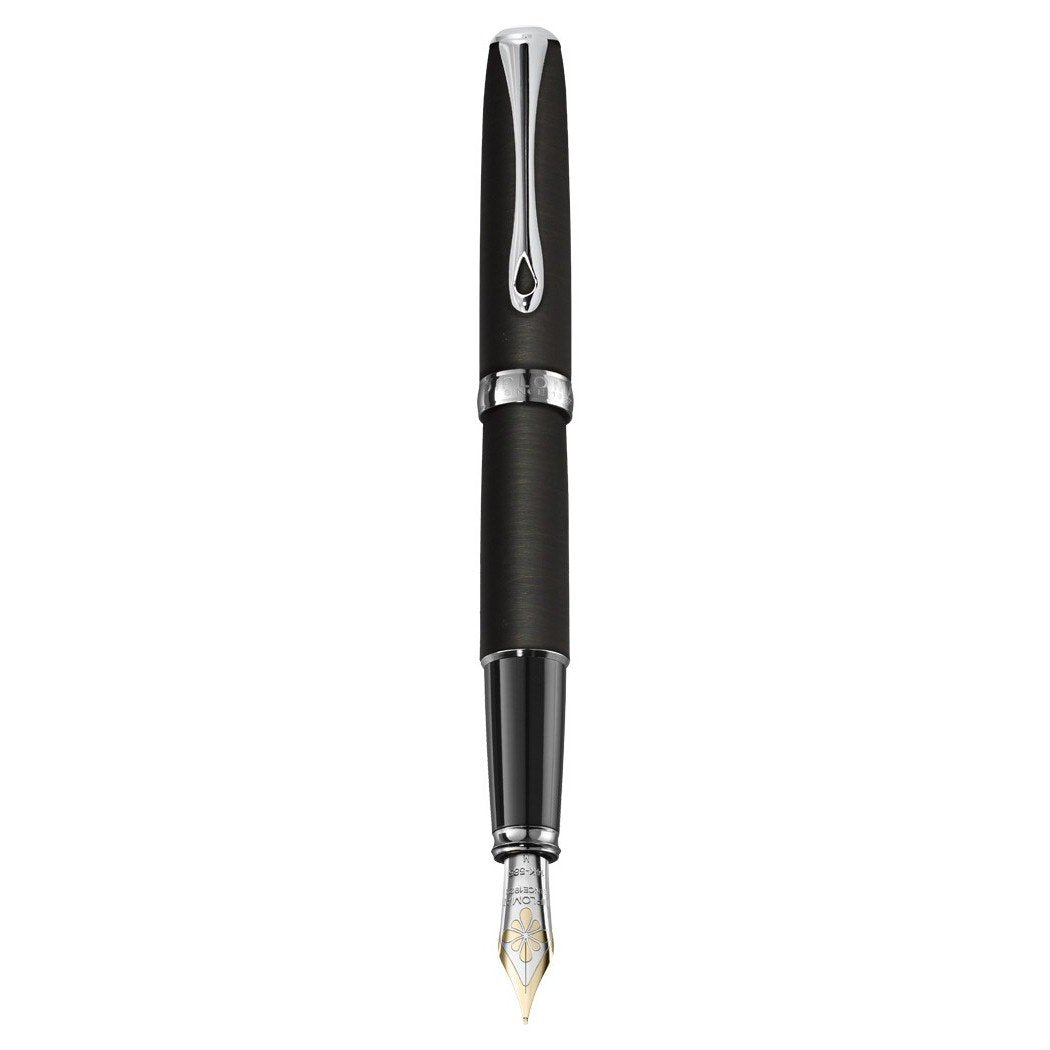 Diplomat Excellence A2 Oxyd Iron 14K Gold Fountain Pen