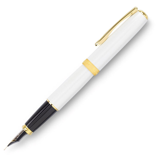 Diplomat Excellence A2 Pearl White Gold 14CT Fountain Pen