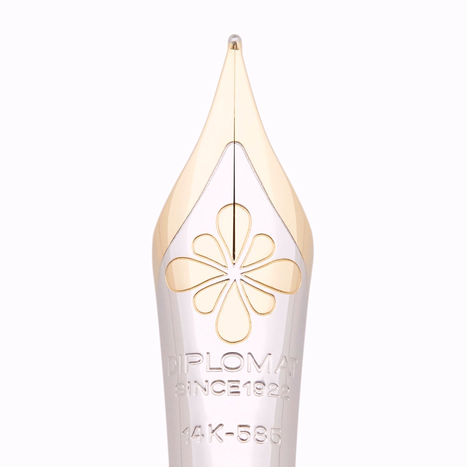 Diplomat Excellence A2 Pearl White Gold 14CT Fountain Pen